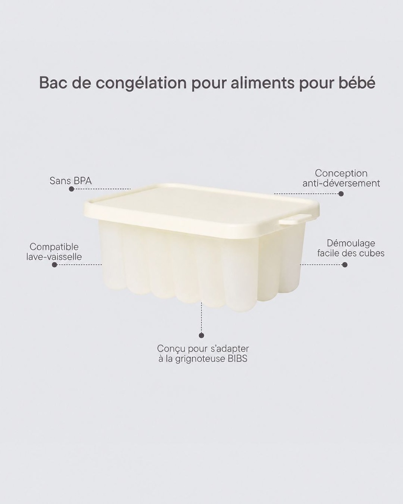 Bac de congélation pour nourriture bébé