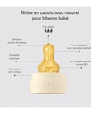 Tétine latex naturel - débit rapide 